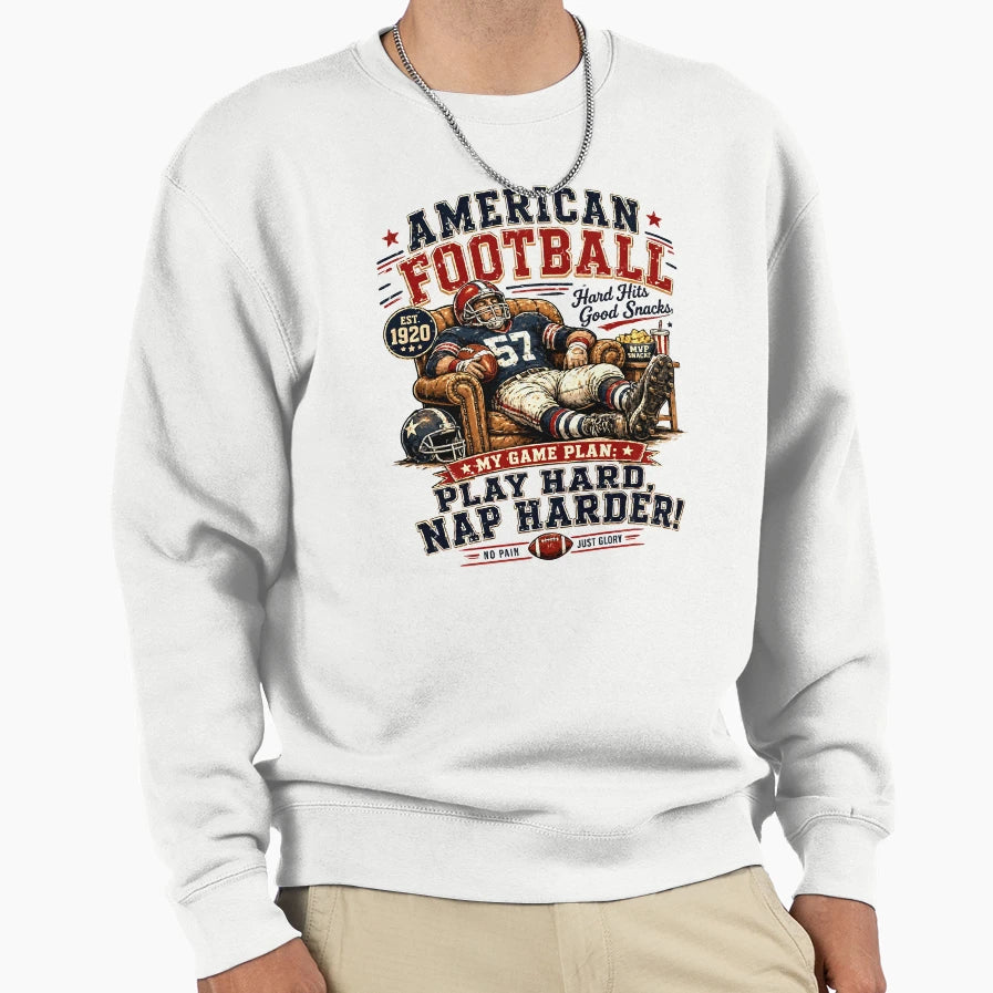 Football Sweatshirt - Custom Art Print Unisex - T-Shirt, Sweatshirt, Hoodie