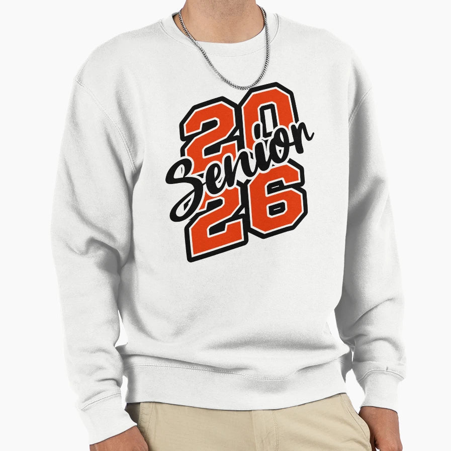 Senior Class 2026 Spooky Sweatshirt - Casual Everyday Wear Men Women - T-Shirt, Sweatshirt, Hoodie