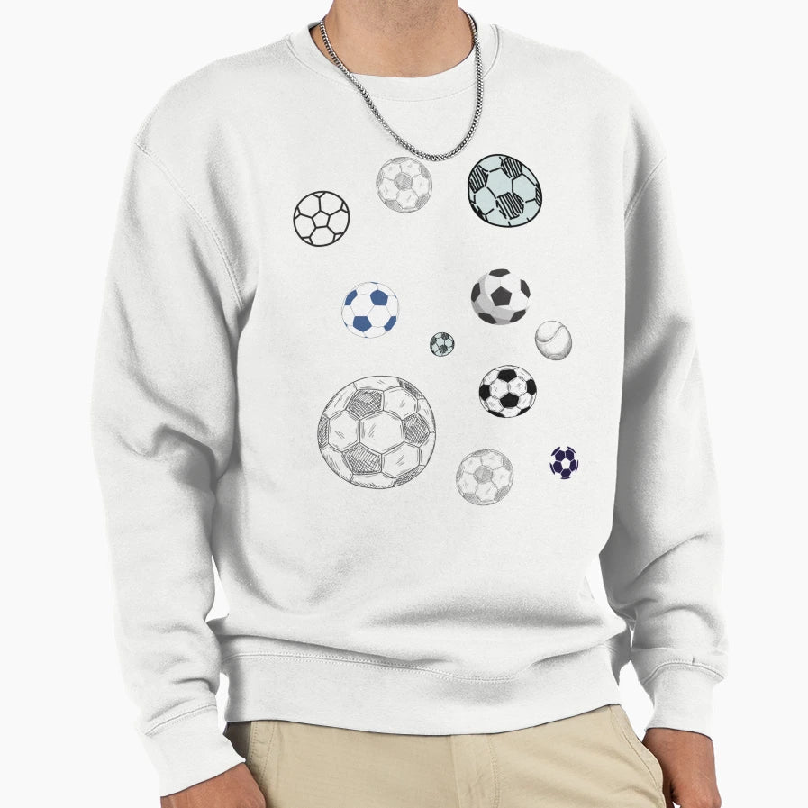 Footballs Sweatshirt - Streetwear Style Unisex - T-Shirt, Sweatshirt, Hoodie