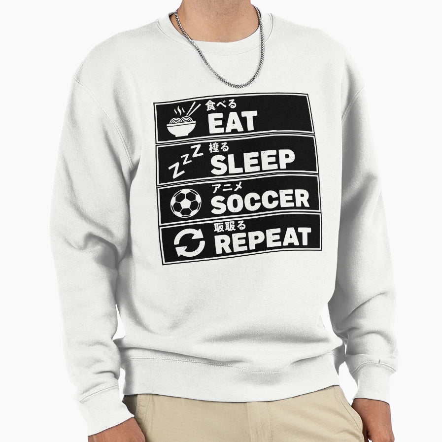 Eat Sleep Pizza Repeat Funny T-Shirt - Casual Everyday Wear Unisex - T-Shirt, Sweatshirt, Hoodie