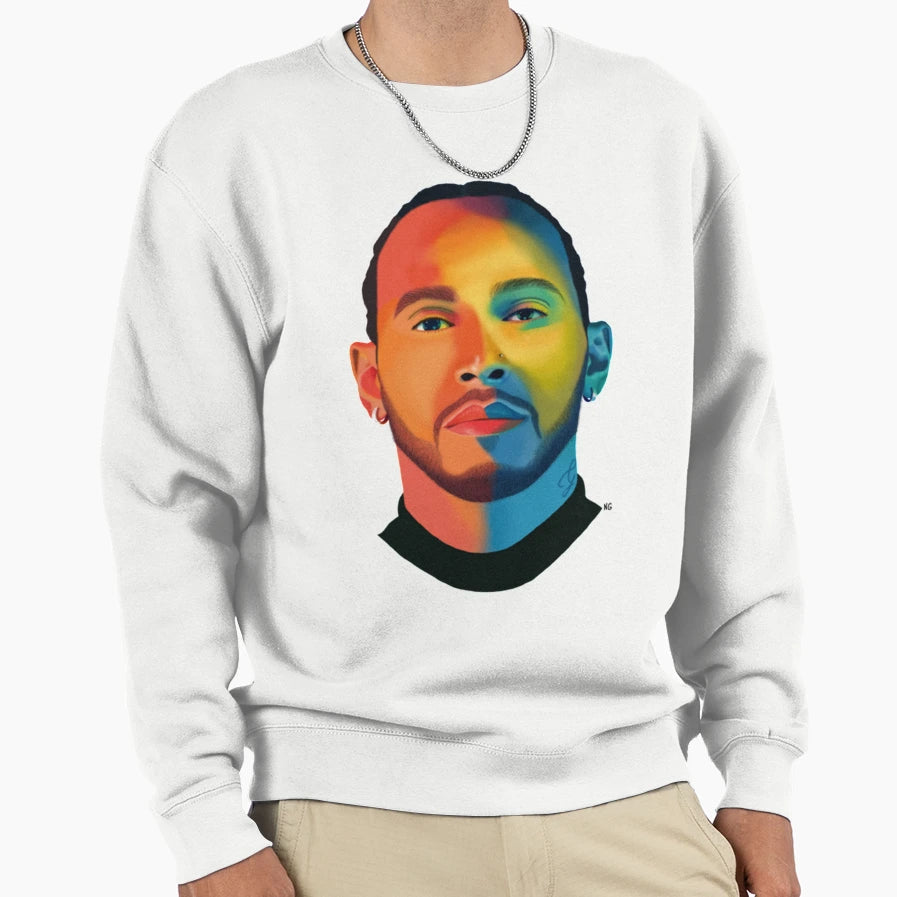 Lewis Hamilton Sweatshirt - Aesthetic Graphic for Adults - T-Shirt, Sweatshirt, Hoodie