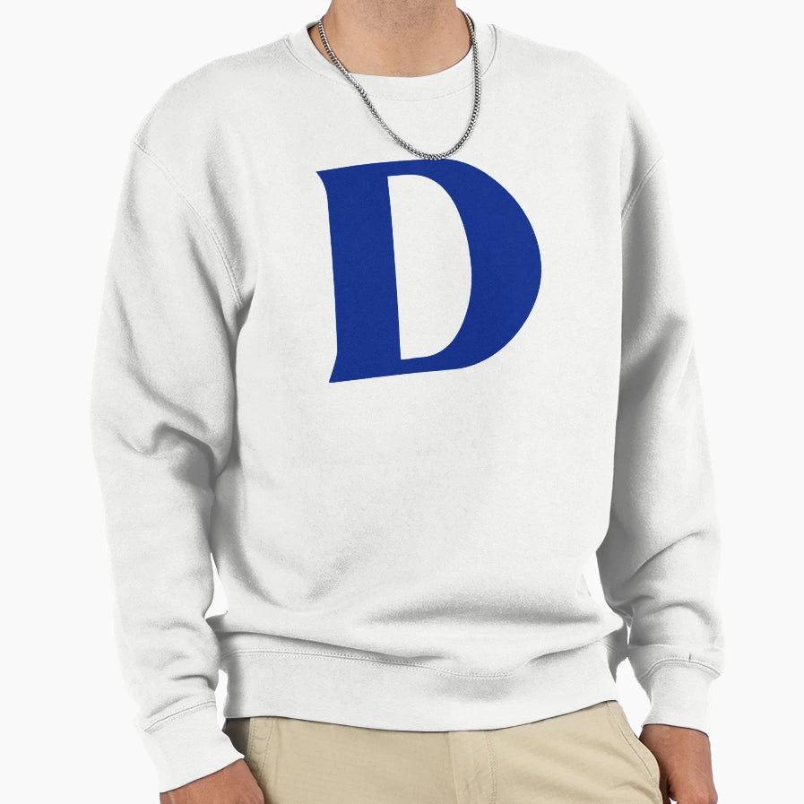 Letter D Sweatshirt - Aesthetic Graphic for Adults - T-Shirt, Sweatshirt, Hoodie