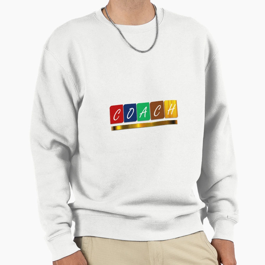 Coach Sweatshirt - Minimalist Print Unisex - T-Shirt, Sweatshirt, Hoodie