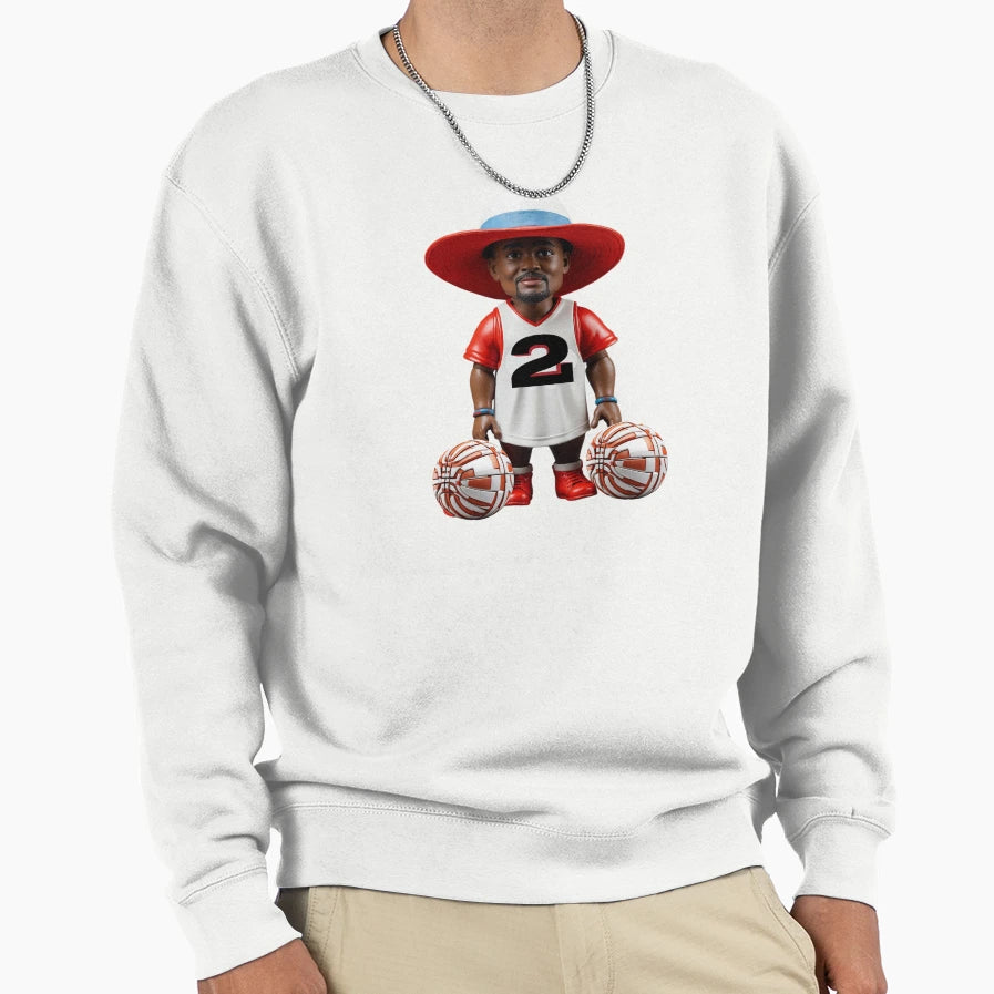 Larry Johnson Mini Doll Sweatshirt - Unique Graphic Unisex - T-Shirt, Sweatshirt, Hoodie