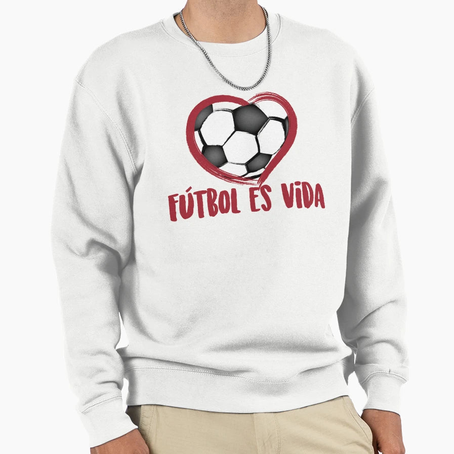 F Tbol Es Vida Sweatshirt - Casual Everyday Wear for Adults - T-Shirt, Sweatshirt, Hoodie