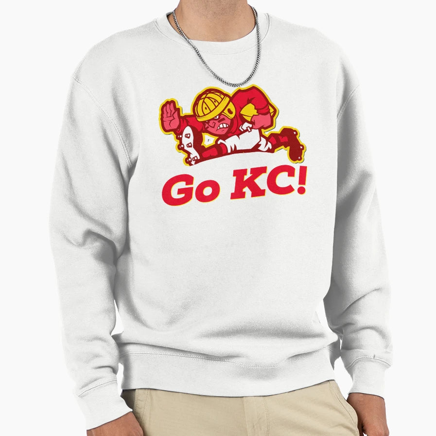 Go Kc Sweatshirt - Minimalist Print for Adults - T-Shirt, Sweatshirt, Hoodie