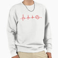 D20 Roll 1 Fail Heart Beat Sweatshirt - Aesthetic Graphic for Adults - T-Shirt, Sweatshirt, Hoodie
