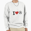 I Love Football Sweatshirt - Novelty Apparel for Adults - T-Shirt, Sweatshirt, Hoodie