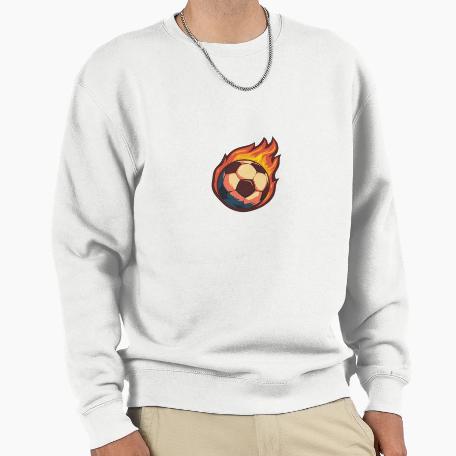 Blazing Fire Ball Elemental Energy Sweatshirt - Streetwear Style Unisex - T-Shirt, Sweatshirt, Hoodie