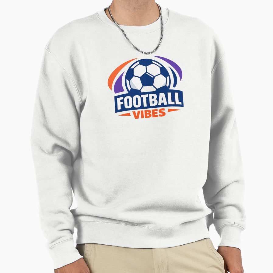 Football Vibes Sweatshirt - Novelty Apparel for Adults - T-Shirt, Sweatshirt, Hoodie