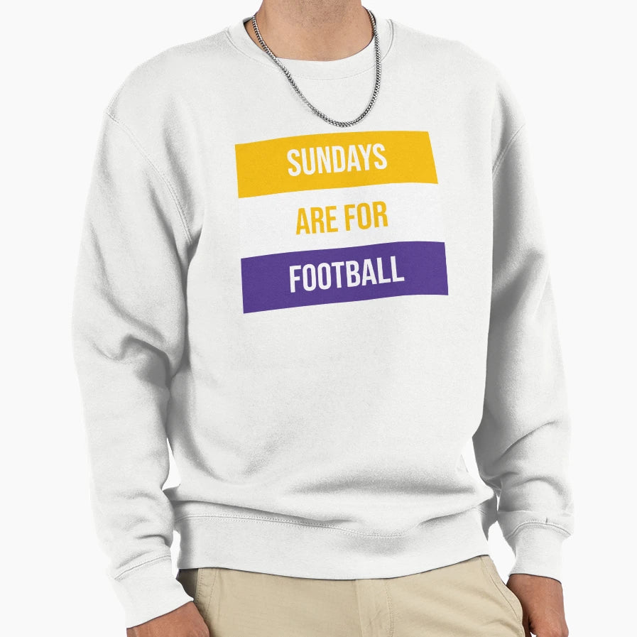 Sundays Are Football Sweatshirt - Custom Art Print for Adults - T-Shirt, Sweatshirt, Hoodie