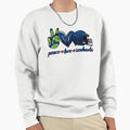 Peace Love Seahawks Football Team Sweatshirt - Novelty Apparel for Adults - T-Shirt, Sweatshirt, Hoodie