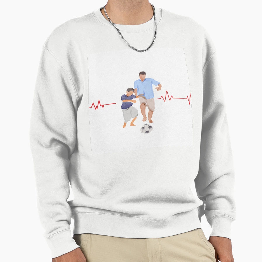 More Than Game Heart To Heart Sweatshirt - Casual Everyday Wear Men Women - T-Shirt, Sweatshirt, Hoodie