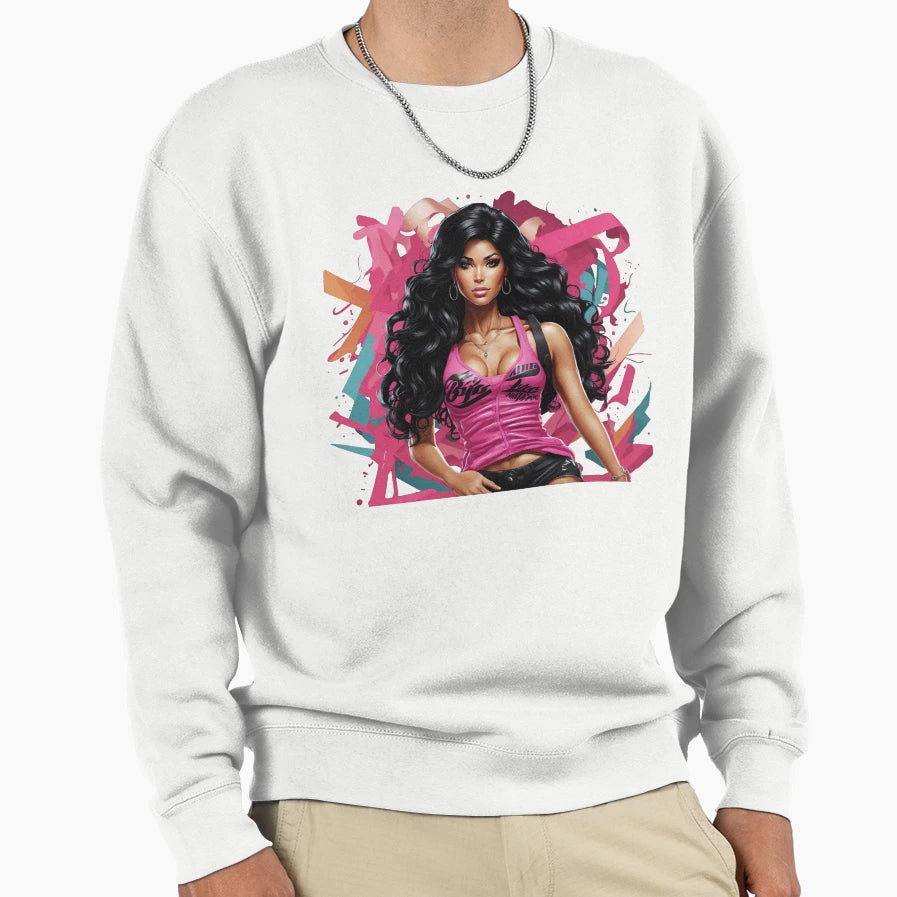 Streetwise Glam Empower Your Sweatshirt - Custom Art Print Men Women - T-Shirt, Sweatshirt, Hoodie