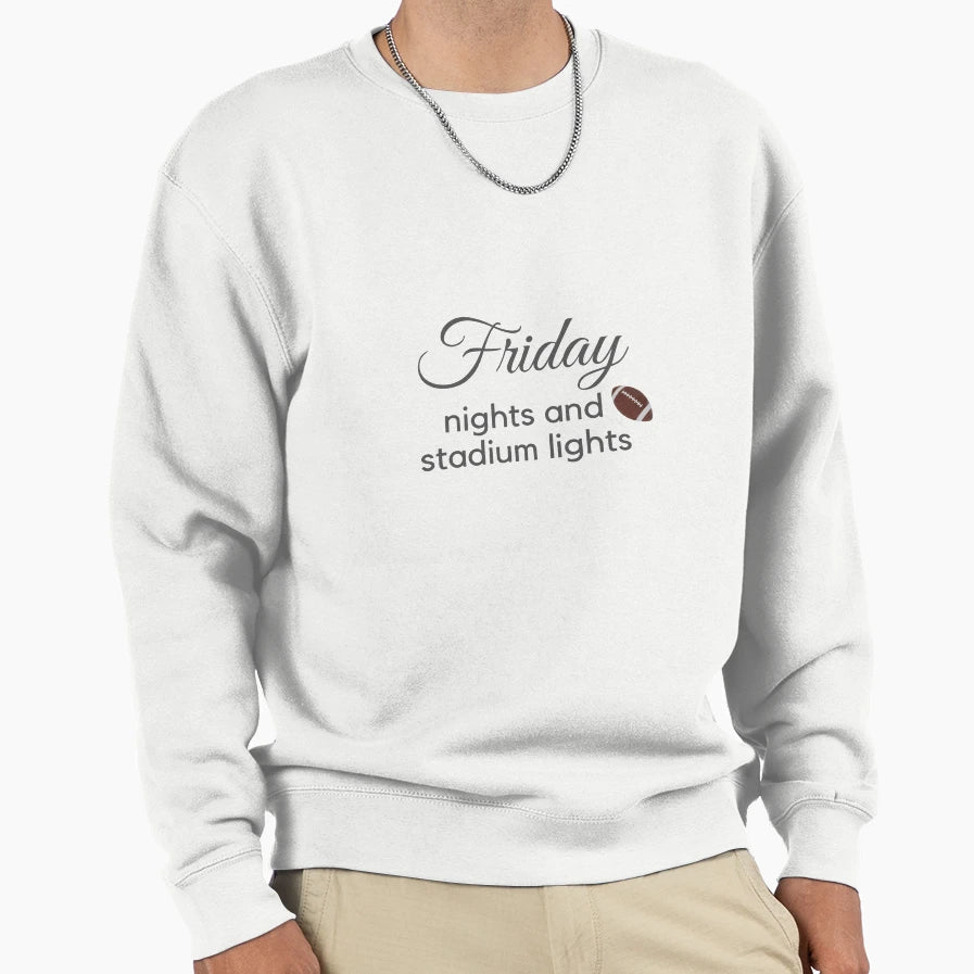 Friday Night And Stadium Lights T-Shirt - Custom Art Print Men Women - T-Shirt, Sweatshirt, Hoodie