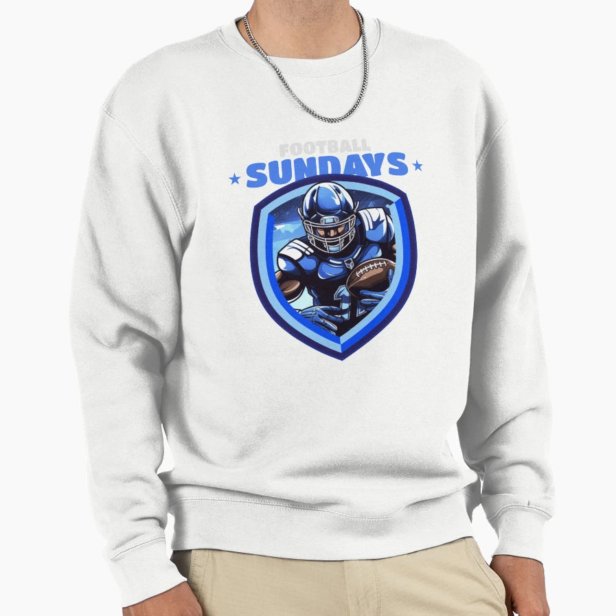 Football Sundays Sweatshirt - Fun Novelty Design Men Women - T-Shirt, Sweatshirt, Hoodie