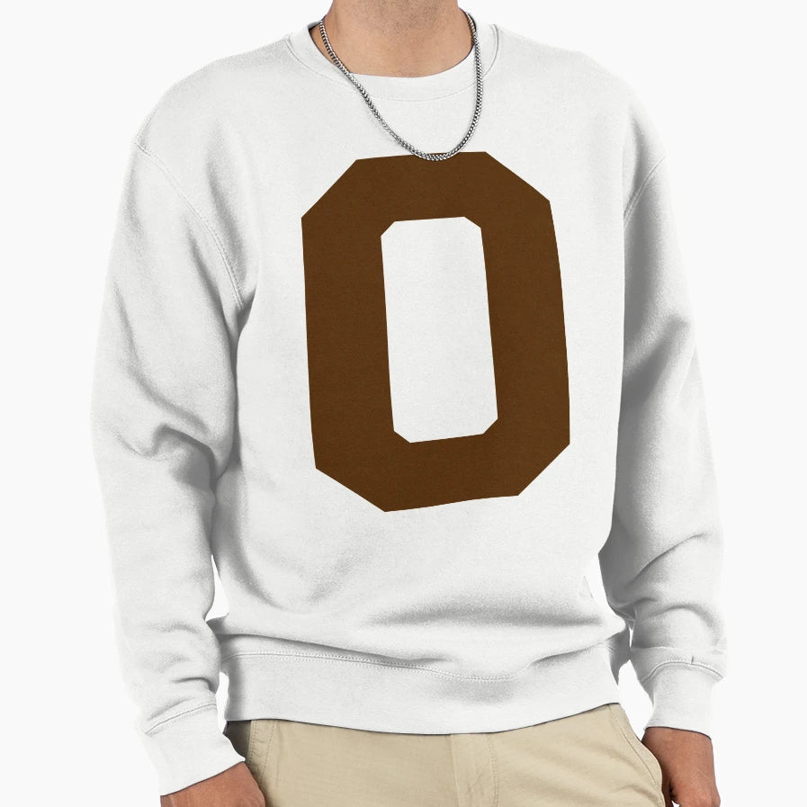 Number 0 Brown Zero Sports Number Sweatshirt - Streetwear Style for Adults - T-Shirt, Sweatshirt, Hoodie