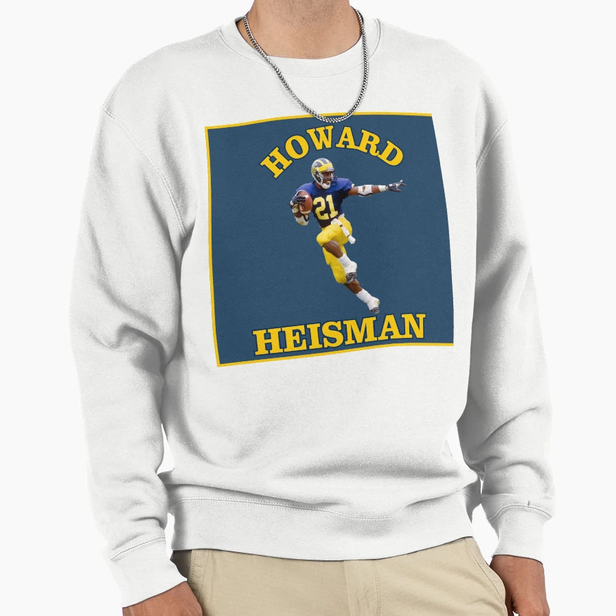 Michigan Desmond Howard Sweatshirt - Streetwear Style for Adults - T-Shirt, Sweatshirt, Hoodie