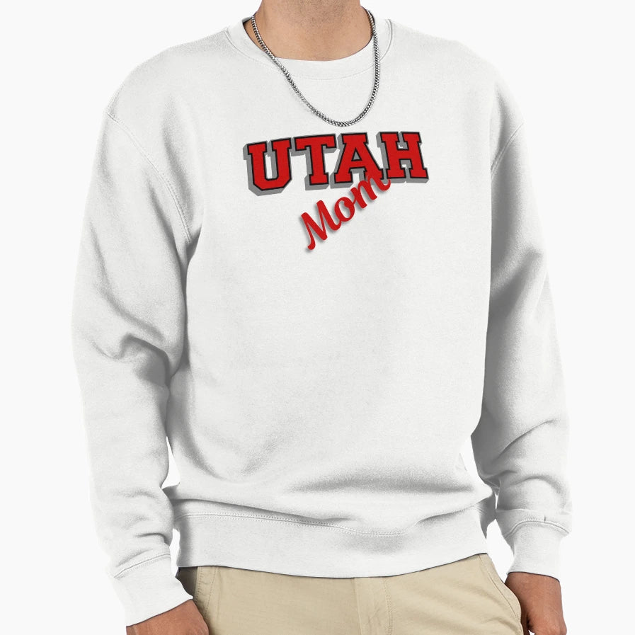 Utah Mom Sweatshirt - Minimalist Print Unisex - T-Shirt, Sweatshirt, Hoodie