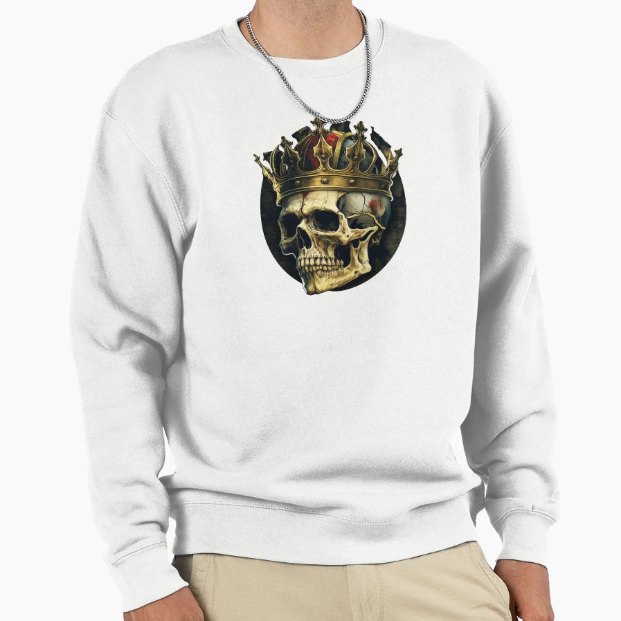 Skull King Sweatshirt - Graphic Print Men Women - T-Shirt, Sweatshirt, Hoodie