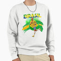 Mens Brasil Mens Soccer T-Shirt - Unique Graphic for Adults - T-Shirt, Sweatshirt, Hoodie