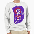 Football Team Dead Skeleton Wide Sweatshirt - Aesthetic Graphic Unisex - T-Shirt, Sweatshirt, Hoodie