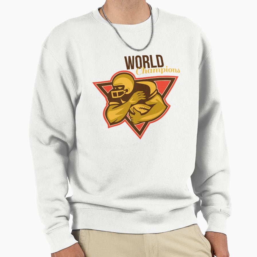 American Football Running Back Sweatshirt - Fun Novelty Design Men Women - T-Shirt, Sweatshirt, Hoodie