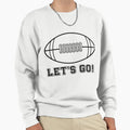 American Football Ball Logo Sweatshirt - Minimalist Print Unisex - T-Shirt, Sweatshirt, Hoodie