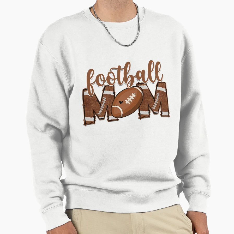Football Mom 1 Sweatshirt - Aesthetic Graphic Men Women - T-Shirt, Sweatshirt, Hoodie