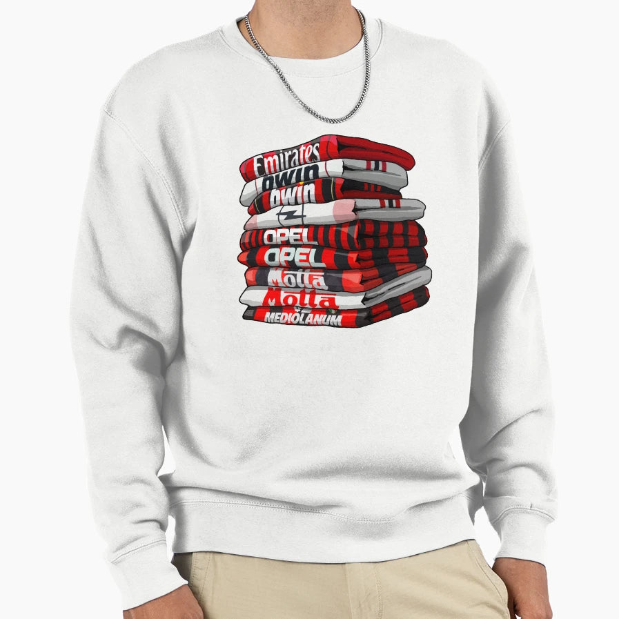 Ac Milan Sweatshirt - Fun Novelty Design for Adults - T-Shirt, Sweatshirt, Hoodie
