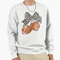 Football Checkered Coquette Game Sweatshirt - Aesthetic Graphic for Adults - T-Shirt, Sweatshirt, Hoodie