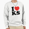 I Love Kansas Sweatshirt - Aesthetic Graphic Men Women - T-Shirt, Sweatshirt, Hoodie