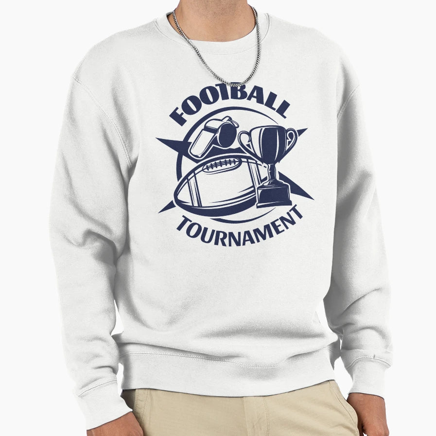 Football Tournament Champion Trophy Sweatshirt - Graphic Print Unisex - T-Shirt, Sweatshirt, Hoodie