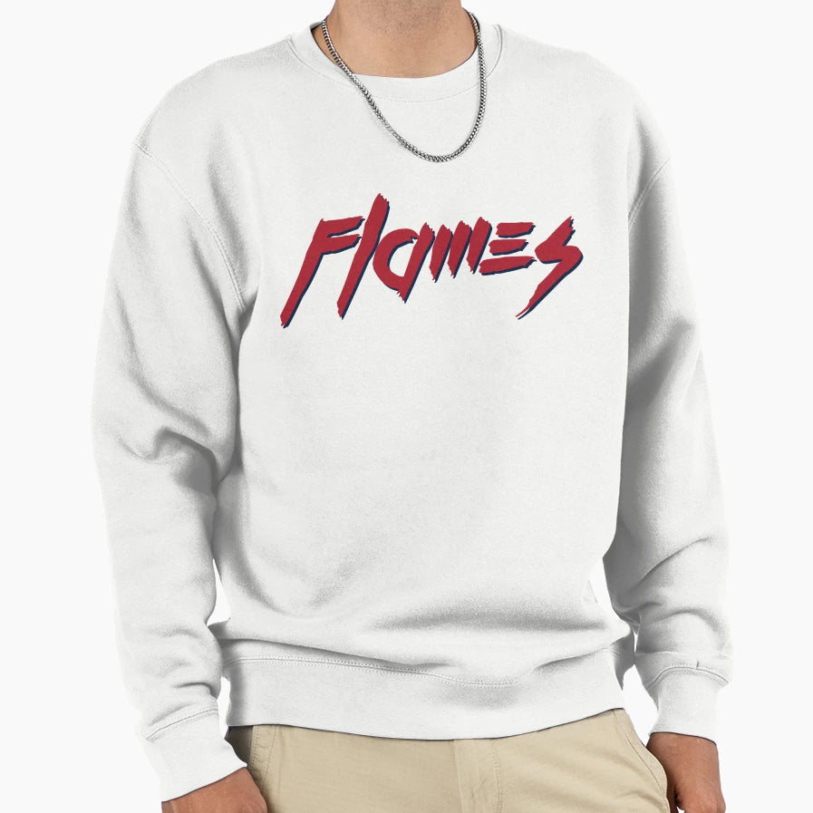 Uic University Illinois Chicago Flames Sweatshirt - Minimalist Print Unisex - T-Shirt, Sweatshirt, Hoodie