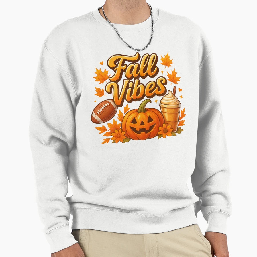Autumn Vibes Sweatshirt - Unique Graphic Men Women - T-Shirt, Sweatshirt, Hoodie