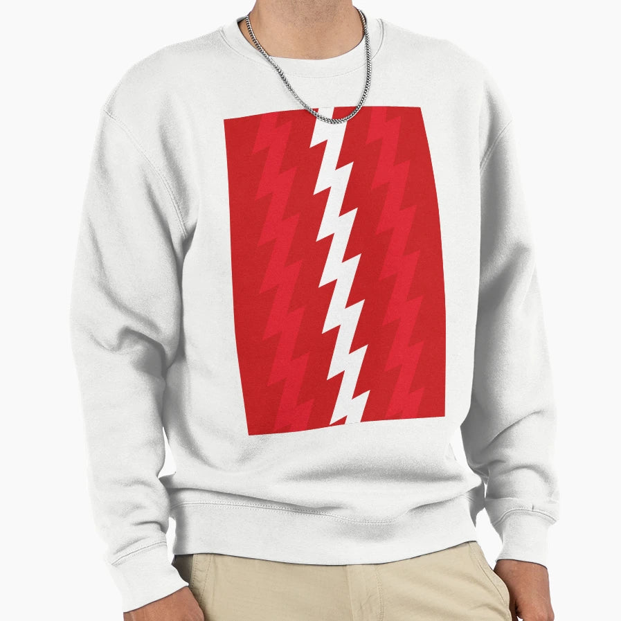 Arsenal Red White 1994 Home Lightning Sweatshirt - Novelty Apparel Unisex - T-Shirt, Sweatshirt, Hoodie