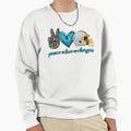 Peace Love Chargers Football Team Sweatshirt - Unique Graphic Unisex - T-Shirt, Sweatshirt, Hoodie