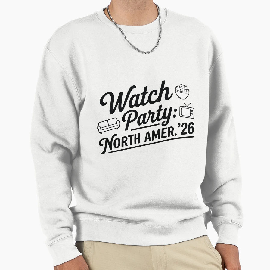 North America 26 Soccer Watch Sweatshirt - Casual Everyday Wear for Adults - T-Shirt, Sweatshirt, Hoodie