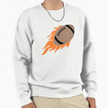 Flaming American Football Sweatshirt - Novelty Apparel for Adults - T-Shirt, Sweatshirt, Hoodie