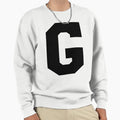 Alphabet Black G Sports Letter G Sweatshirt - Trendy Graphic for Adults - T-Shirt, Sweatshirt, Hoodie