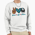 Peace Love Jaguars Football Team Sweatshirt - Custom Art Print Men Women - T-Shirt, Sweatshirt, Hoodie