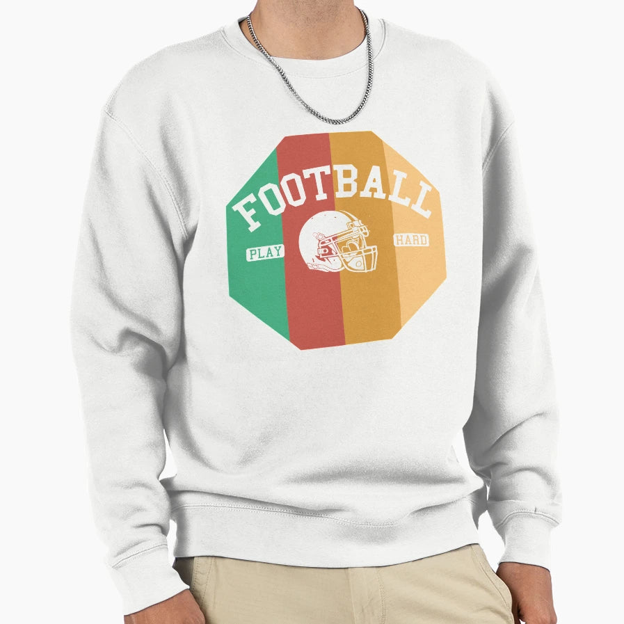 Football Sweatshirt - Custom Art Print for Adults - T-Shirt, Sweatshirt, Hoodie