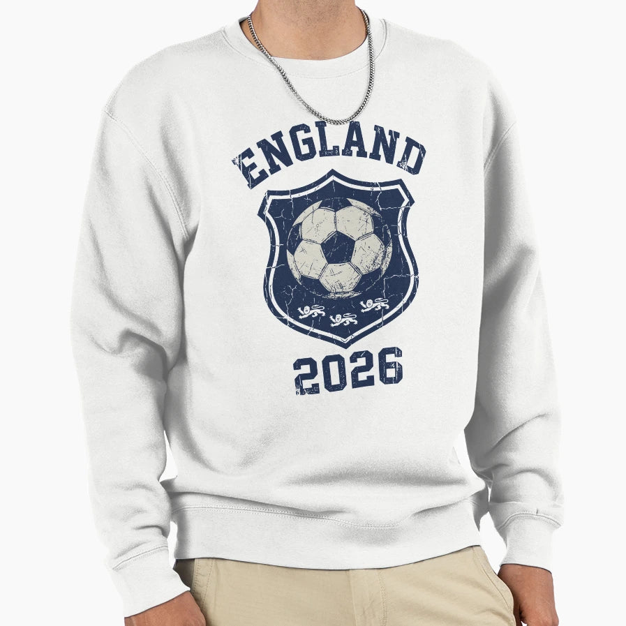 England 2026 Soccer Fan Sports Sweatshirt - Custom Art Print Men Women - T-Shirt, Sweatshirt, Hoodie