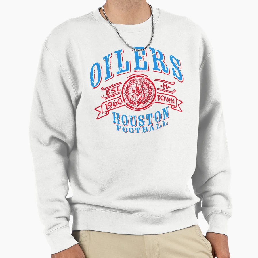 Oilers Football Sweatshirt - Unique Graphic Men Women - T-Shirt, Sweatshirt, Hoodie