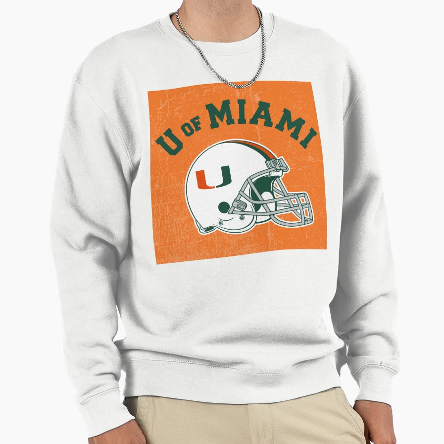 University Miami Tailgate Sweatshirt - Trendy Graphic Unisex - T-Shirt, Sweatshirt, Hoodie