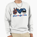Peace Love Colts Football Team Sweatshirt - Streetwear Style Men Women - T-Shirt, Sweatshirt, Hoodie
