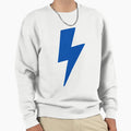 Shocking Blue Lightning Bolt Sweatshirt - Custom Art Print Unisex - T-Shirt, Sweatshirt, Hoodie