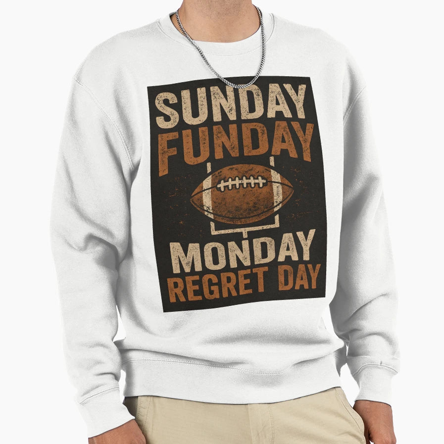 Funny Football T-Shirt - Graphic Print Men Women - T-Shirt, Sweatshirt, Hoodie