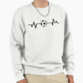 Funny Soccer Heart Beat Sweatshirt - Fun Novelty Design Unisex - T-Shirt, Sweatshirt, Hoodie