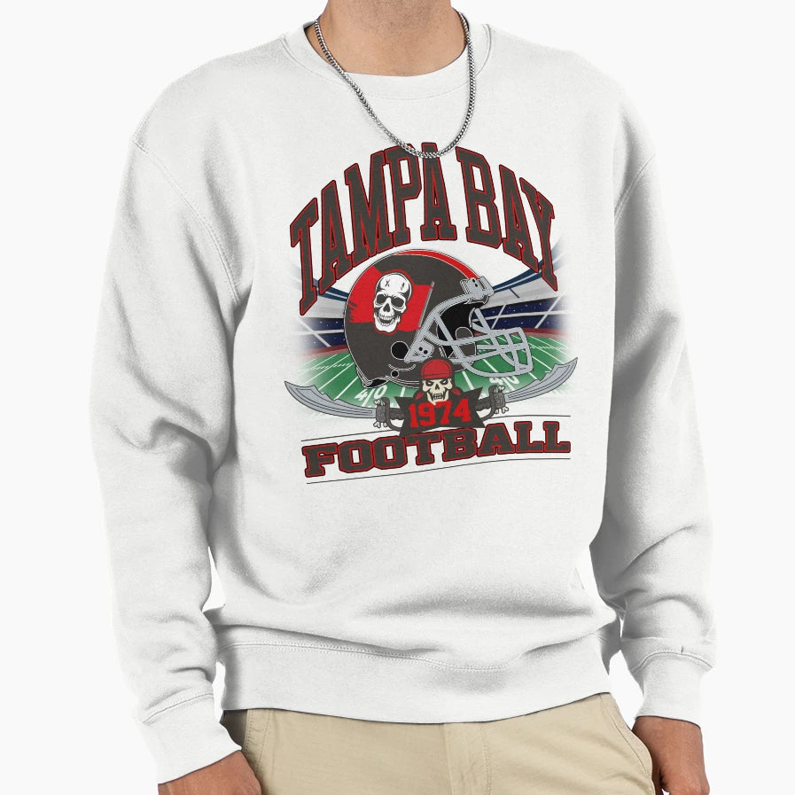 Tampa Bay Football Gridiron Legacy Sweatshirt - Trendy Graphic Unisex - T-Shirt, Sweatshirt, Hoodie